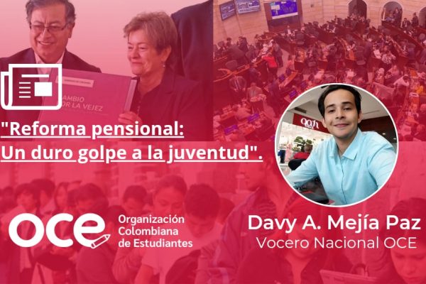 Reforma pensional: un duro golpe a la juventud