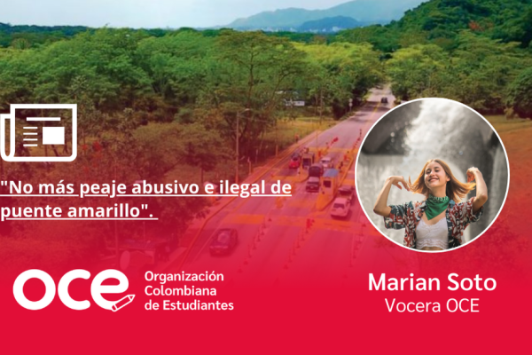 ¡No más peaje abusivo e ilegal en Puente Amarillo! ¡Nos más peaje abusivo e ilegal en Puente Amarillo!