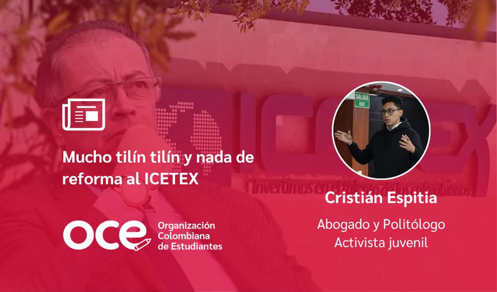 Mucho tilín tilín y nada de reforma al ICETEX